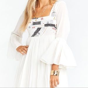 SMYM MAGDALENA MINI (RUFFLE PATCHWORK WHITE)